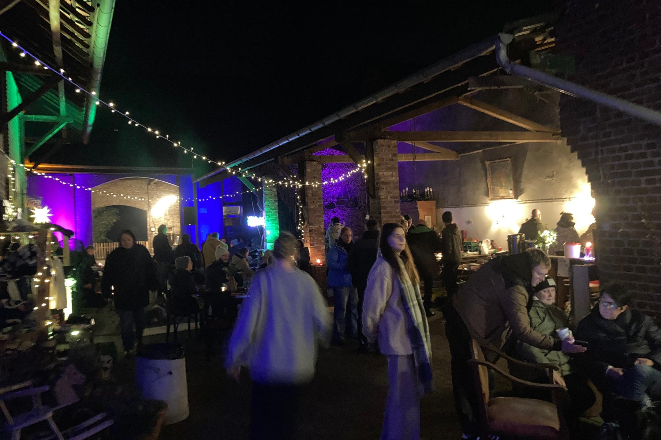 Blick auf den wintermarkt 1