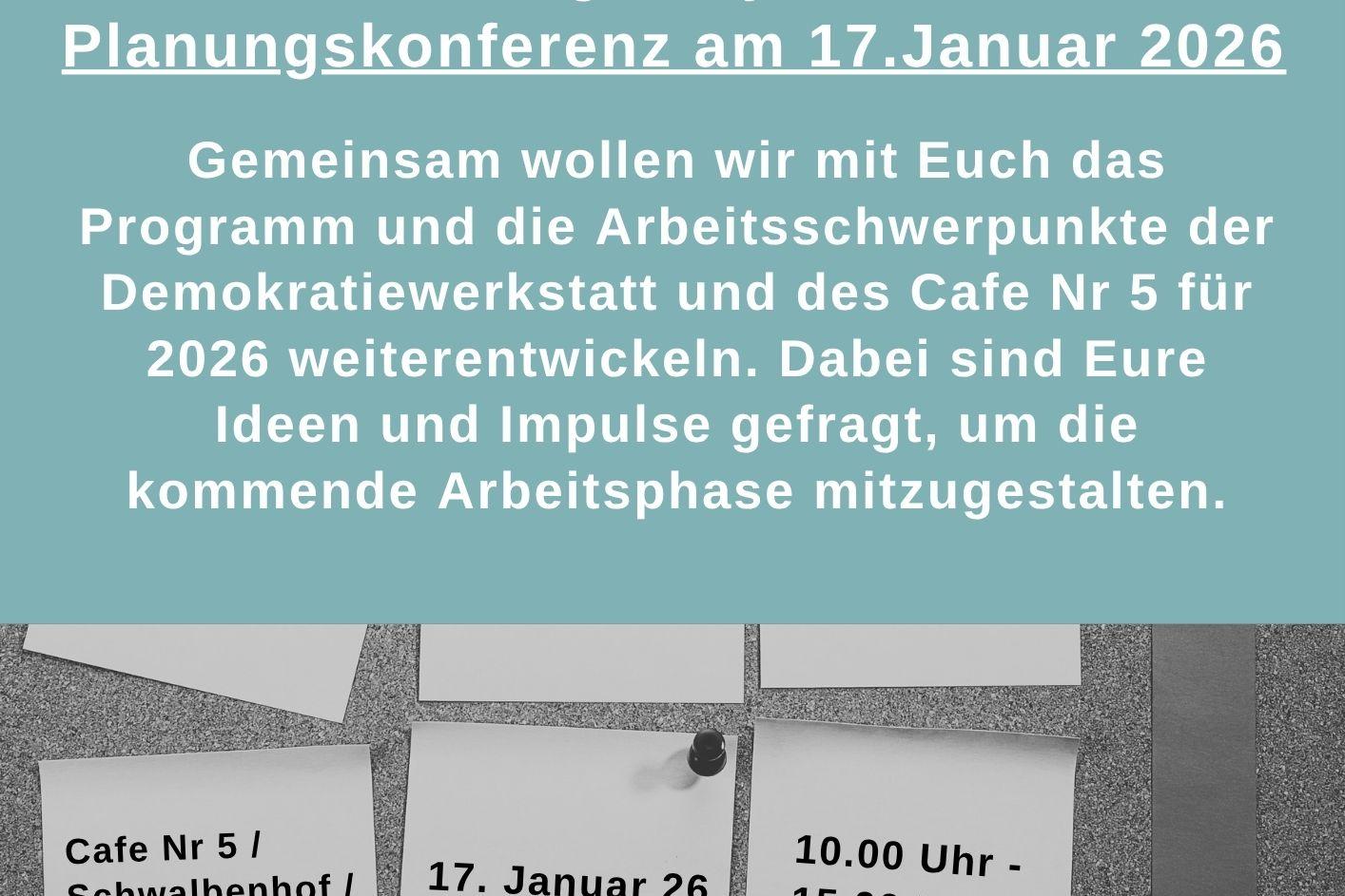 Einladung zur Planungswerkstatt