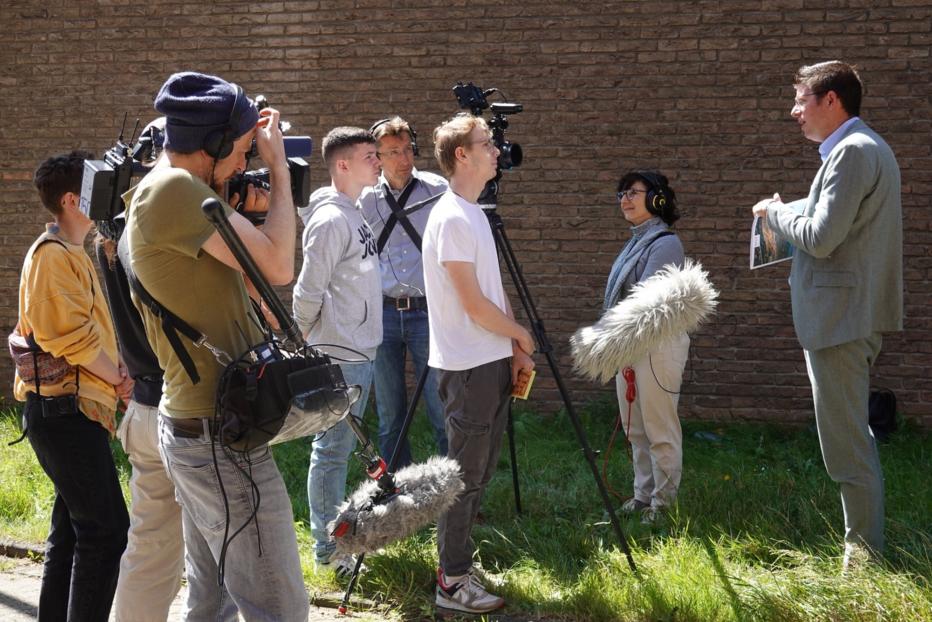 Jugendliche interviewten Menschen aus dem Rheinischen Revier zu ihren Vorstellungen rund um den Strukturwandel