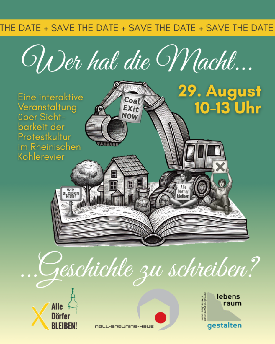 Flyer zur Veranstaltung am 29.08 von 10.00 - 13.00 Uhr im Cafe Nr 5